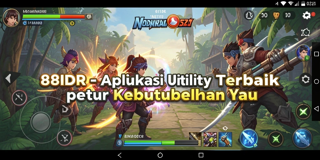 Tampilan antarmuka aplikasi 88IDR yang user-friendly dan modern.