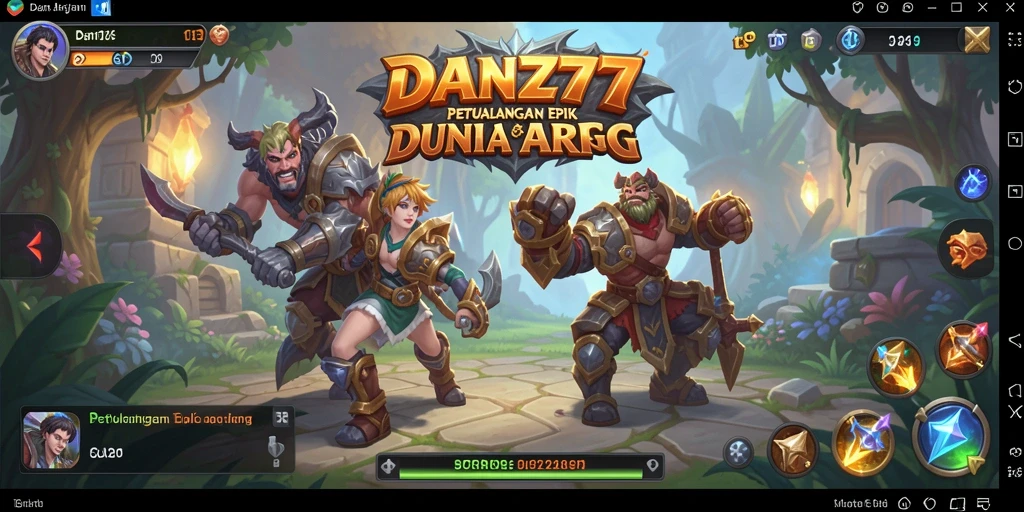 Tangkapan layar menampilkan aksi seru dalam gameplay ARPG.