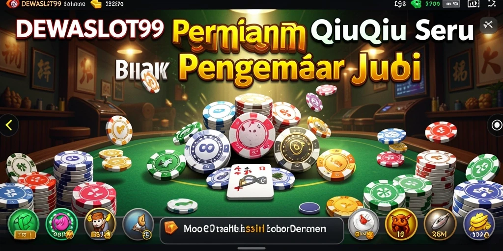 Screenshot gameplay <strong>DEWASLOT99</strong> menampilkan keseruan QiuQiu.