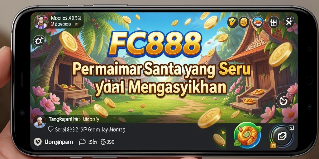 Tampilan gameplay menarik dari FC888 yang penuh warna.