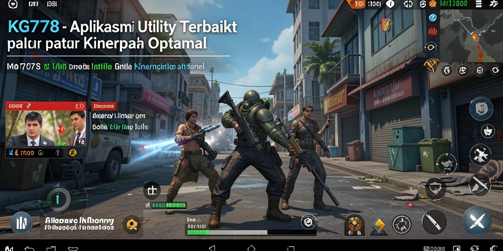 Tampilan antarmuka KG778 yang sederhana dan fungsional.