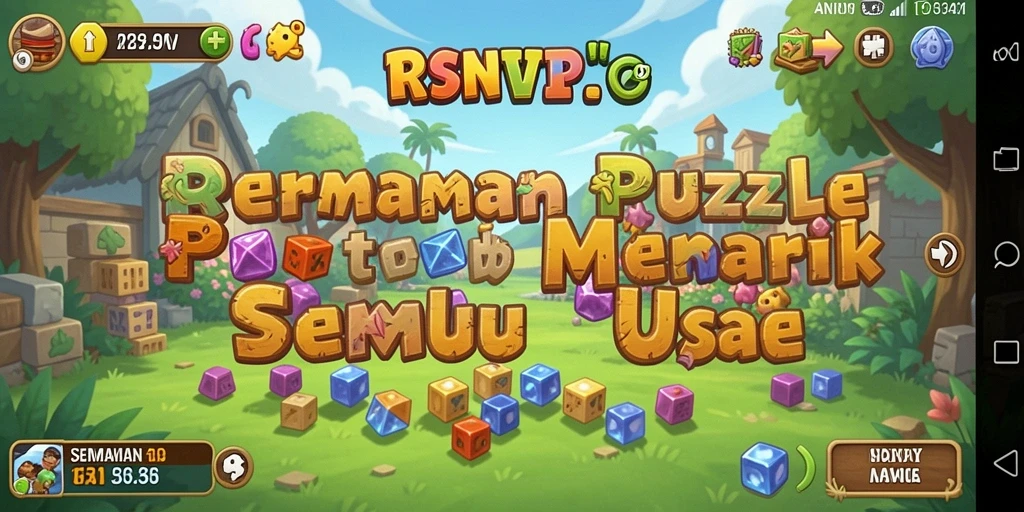 Tampilan gameplay RSNVIP yang menarik dan penuh warna.
