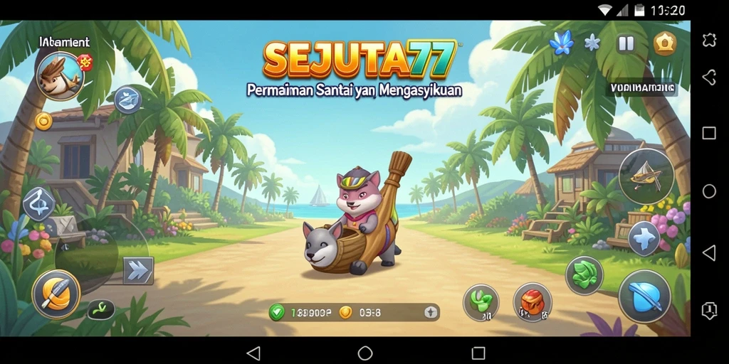 Menampilkan gameplay mengasyikkan dari SEJUTA77 yang penuh warna.