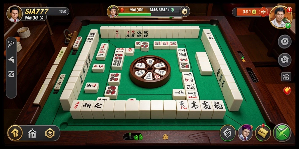 Tampilan gameplay Mahjong yang menantang di SIA777.