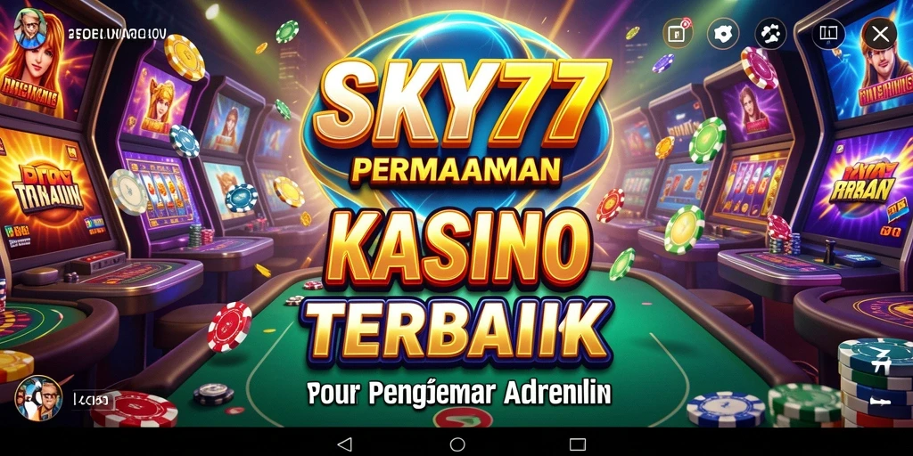Screenshot gameplay SKY77 yang menampilkan keseruan bermain Kasino.