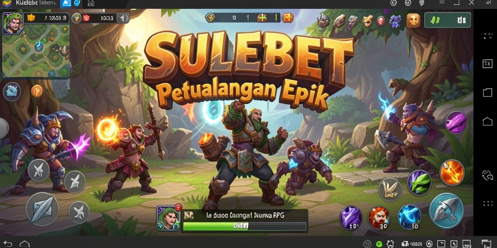 Tangkapan layar menampilkan pertempuran seru dalam SULEBET.